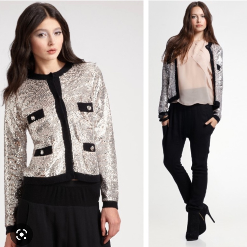 By Malene Birger sequin embellished cardigan sweater jacket 5939